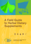 Field Guide to Herbal Dietary Supplements
