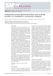 Outpatient prescriptions practice and writing quality in a paediatric