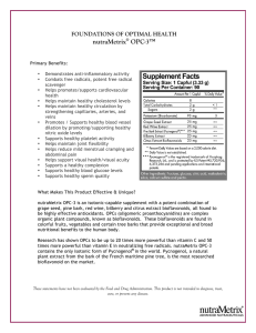 nutraMetrix® OPC-3 - Oceanside Chiropractic, LLC