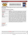 development, characterisation and evaluation of sildenafil aspirin co