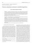 Polyesters and polyester carbonates for controlled drug delivery