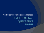 Controlled Substance Disposal Policies