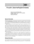 Focalin (dexmethylphenidate)