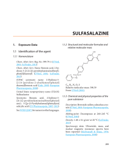 sulfasalazine - IARC Monographs on the Evaluation of Carcinogenic