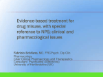 Evidence-based treatment for drug misuse, with special reference to