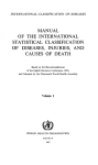 manual of the international statistical classification of diseases
