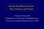 Ocular Myasthenia Gravis: Past, Present, and Future