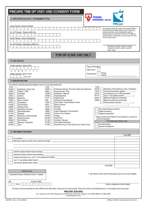 PMCARE TNB GP VISIT AND CONSENT FORM