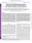 Inhibition of Human Aldehyde Oxidase Activity by Diet