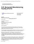 FDA Warning Letter to SR Burzynski Manufacturing Facility 2016