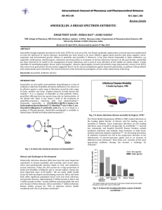 amoxicillin: a broad spectrum antibiotic