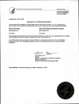 Certificate No. 1081-2-2015 CERTIFICATE TO