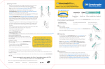 GENOTROPIN Mixer ® Instruction Sheet