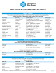 PRESCRIPTION DRUG PROGRAM FORMULARY UPDATES