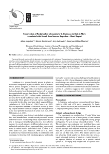 Suppression of Postprandial Glycaemia by L