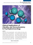 Clinical Implications of Chirality and Stereochemistry in