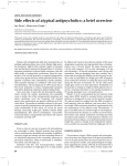 Side effects of atypical antipsychotics: a brief overview