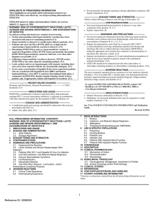 Epzicom (abacavir sulfate and lamivudine) tablets label