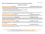 NYS Medicaid Fee-For-Service Preferred Drug List