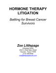 hormone therapy litigation - HB Litigation Conferences