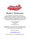 Hardee`s® Restaurants - The West Alabama Watchman