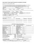 Patient History Form