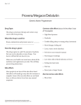 Provera/Megace/Delalutin