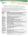 over-the-counter expenses - TRI-AD