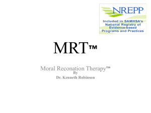 Moral Reconation Therapy