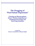 The Drugging of “Post Partum Depression”