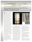 Advanced Delivery Devices Article