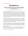 shionogi inc. signs agreement to expand its portfolio with acquisition