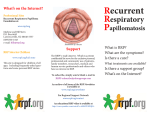 Recurrent Respiratory Papillomatosis Foundation