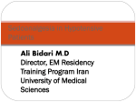 Ali Bidari M.D Director, EM Residency Training Program Iran