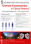 conf13 brochure - Australian Chinese Medical Association of Victoria