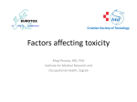 Factors affecting toxicity