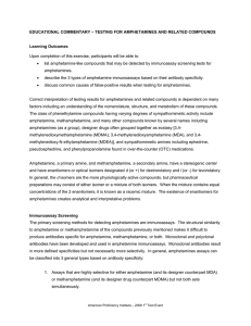 Testing For Amphetamines And Related Compounds