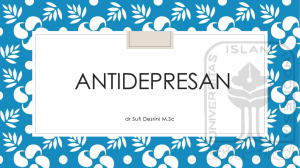kuliah farmakologi antidepresan