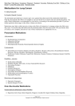 Medications for Lung Cancer