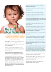 The truth about fluoride - Pureen : Thinking About Baby and You