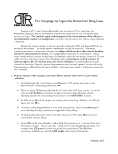 The Campaign to Repeal the Rockefeller Drug Laws