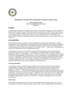 Management of Acetaminophen and Ibuprofen