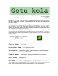 Gotu kola has been used as a medicinal herb for thousands of years