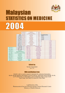 Malaysian Statistics On Medicine 2004