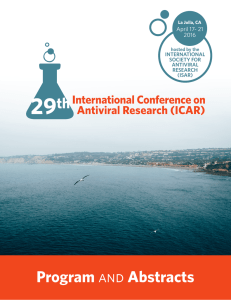 29th International Conference on Antiviral Research (ICAR)