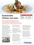 Sustainable Chilean sea bass