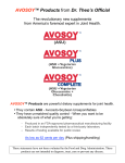 AVOSOY™ Products from Dr. Theo`s Official