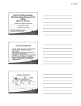 Goals and Objectives History of the PCA