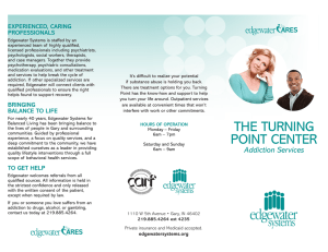 THE TURNING POINT CENTER - Edgewater Behavioral Health