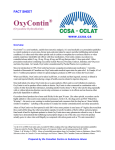OxyContin®: Oxycodone Hydrochloride